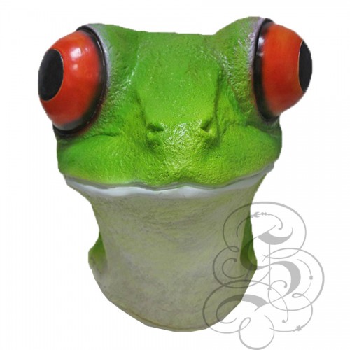 Latex RedEyed Frog Mask Animal Overhead Party Mask
